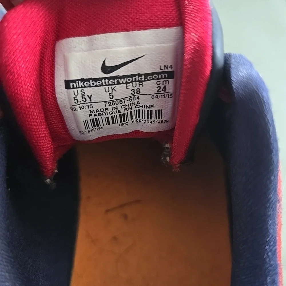 Nike Kobe 10 X American Flag Red/White/Blue USA Kids 726067-604 Boys‎ Size 5.5y
